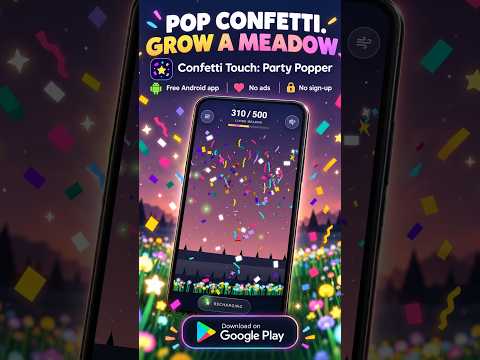 Confetti Touch: Party Popper gameplay trailer thumbnail