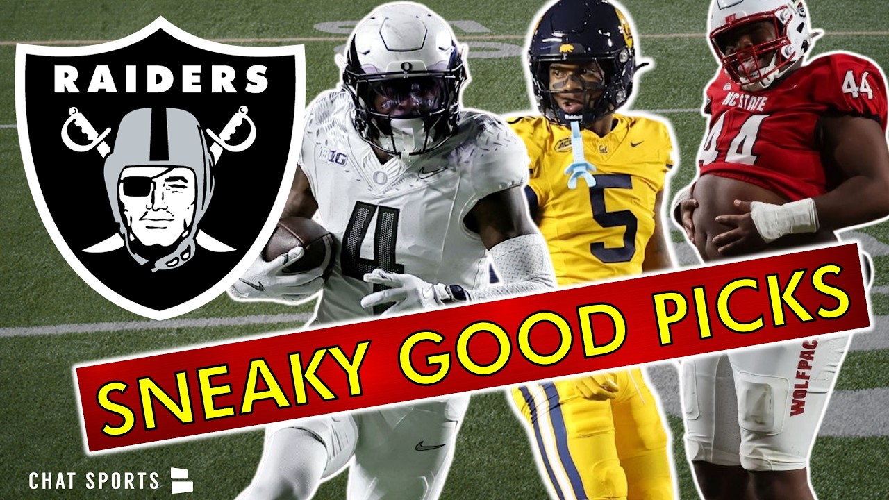 Raiders SNEAKY GOOD Picks On Day 3 Of The 2026 NFL Draft