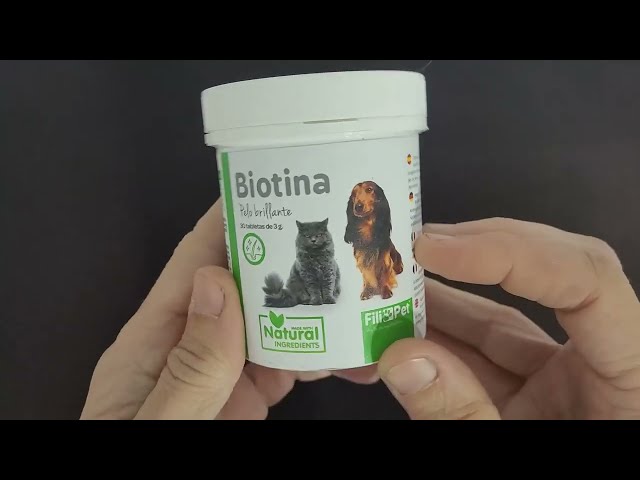 Vídeo relacionado con LAIZOO Snack Piel y Pelo Perros y Gatos | Complemento Nutricional con Vitaminas y Biotina | Brillo y Cuidado del Pelaje | 60 Comprimidos Sabor Bacon