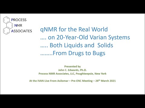 qNMR for the Real World on 20-year-old Varian Systems: Both Liquids and  Solids, from Bugs to Drugs