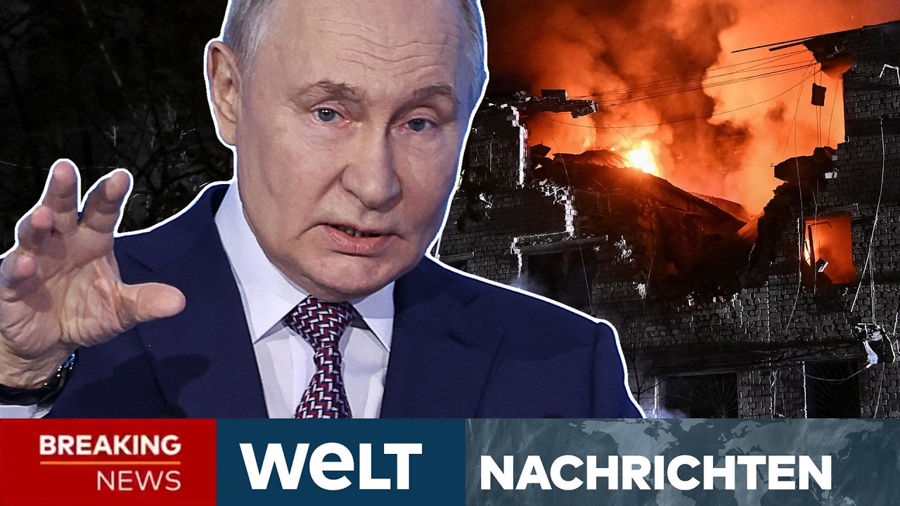 PUTINS KRIEG: Heftige Explosionen! Russland greift Kiew an! Ukraine evakuiert Bewohner I WELT LIVE