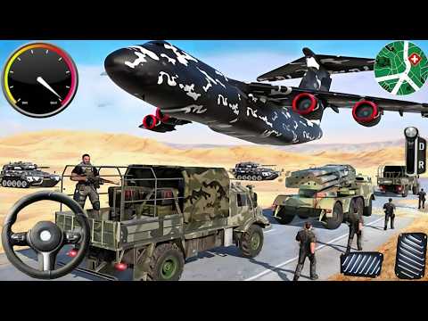 Army Truck Driving Cargo Games - US Offroad Army Truck Driving 3D 2025 - Andriod Gameplay