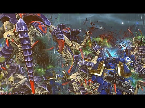 SPACE MARINE 2 in DOW2: Ultramarines vs Tyranids! - Warhammer 40K: Dawn of War 2: Retribution
