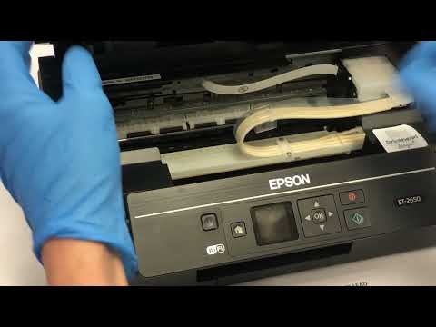 How to remove cartridges from Epson EcoTank ET-2650