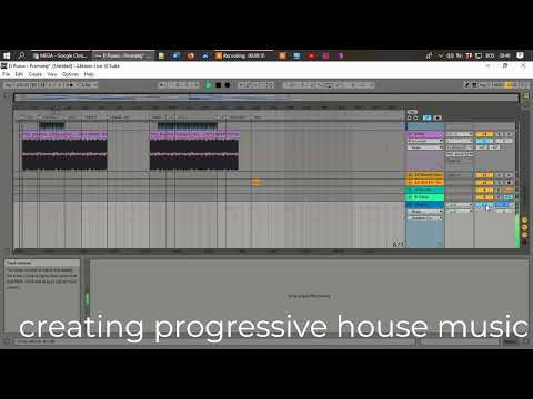 Example of creating progressive house music Ableton Live - D Punxx / Progressive Child