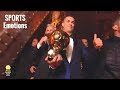 PRODIGIOUS Cristiano Ronaldo receives the 2017 Ballon d'Or on the Eiffel Tower - Complet Prize List