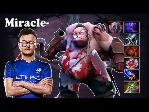 Miracle - Pudge Safelane | Dota 2 7.31d Gameplay #2