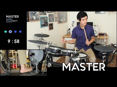 10 Minute Double Bass Endurance Practice Along | Master |