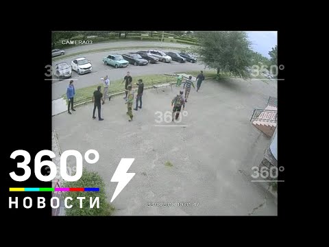 Кровавые разборки с применением мачете в Минусинске попали на видео