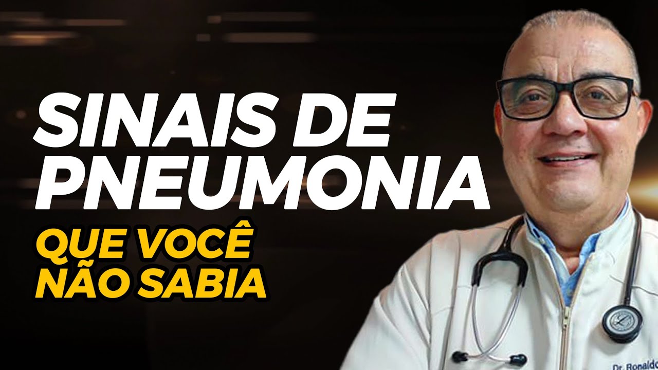 Sintomas de PNEUMONIA que você não sabia! - Dr Ronaldo Queiroz