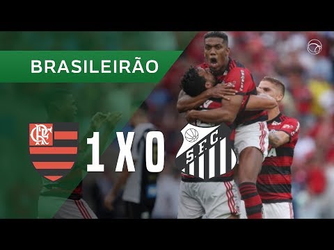 FLAMENGO 1 X 0 SANTOS - GOL - 15/11 - BRASILEIRÃO 2018