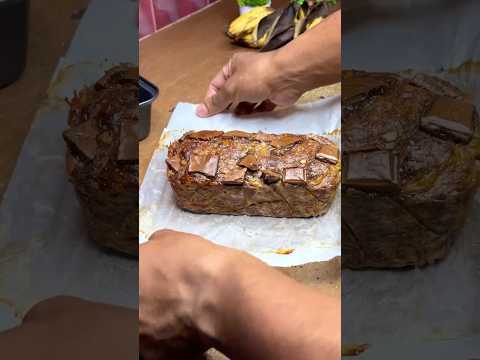 No Sugar No maid Chocolate BANANA Cake❤️ #bananacake #bananacakerecipe #chocolatecake #cake