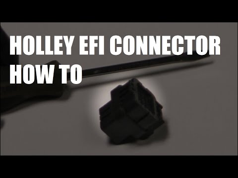 Holley EFI Installation - How to Pin Depin and Understand Pinout