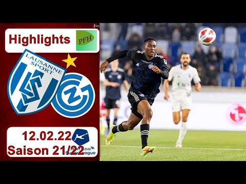 Highlights: FC Lausanne - Sport vs Grasshopper Club Zürich (12.02.22)