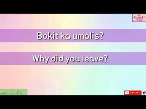 BASIC PHRASES | English - Tagalog | Learning Video | Shinnykor Tutorial