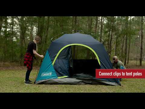 Coleman 8 person dark room clearance tent