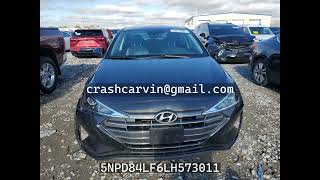 5NPD84LF6LH573011 Hyundai Elantra 2020