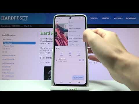 How to Block Number in MOTOROLA Edge 20 Lite – Number Blocking Option