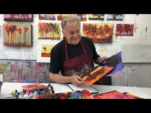 BobBlast 211 - "Two Tree Techniques - Drip Trees & Reductive Painting."