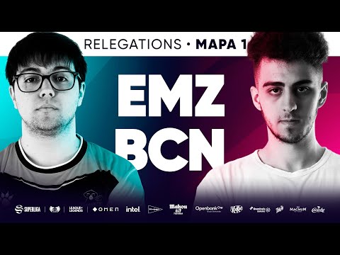 EMONKEYZ CLUB VS BCN SQUAD - RELEGATIONS - MAPA 1 - SUPERLIGA - VERANO 2021 - LEAGUE OF LEGENDS