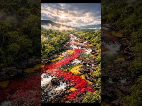 El río más hermoso del mundo está en Colombia y muchos no saben que solo muestra sus colores…