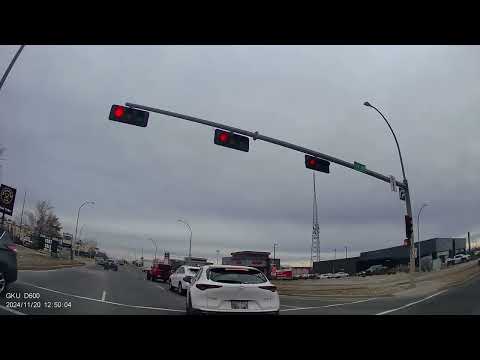 Grandma took a wrong turn on to a One-Way street lol