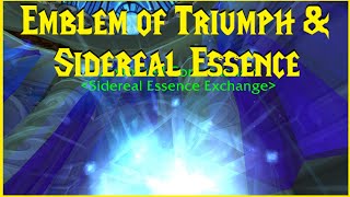 Classic WotLK: What You Need To Know About Emblem of Triumph & Sidereal Essence