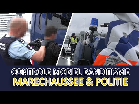 Koninklijke Marechaussee & Politie - Controle op mobiel banditisme - fraude buitenlandse kentekens.