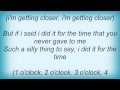 Space - 1 O'clock Lyrics