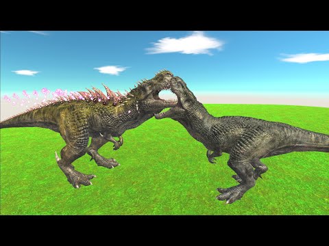 GODZILLA REX vs T-REX and WORKSHOP CREATIONS - Animal Revolt Battle Simulator