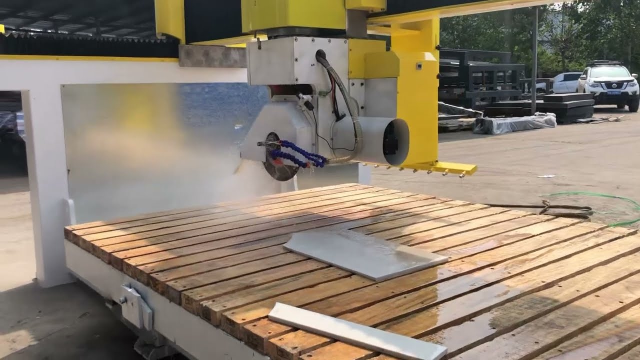 How Does 5 Axis CNC Bridge Saw Work?