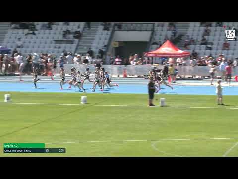 Girls U13 800m Final: 2022/23 State Track and Field Championships