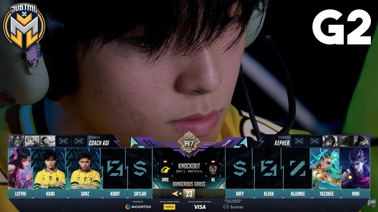 ONIC vs AE - GAME 2 |  KNOCKOUT STAGE DAY 1 | M7 World Championship