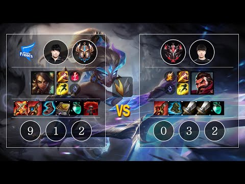 AF Dread Nidalee vs Punch Graves Jungle - KR Challenger Patch 10.11