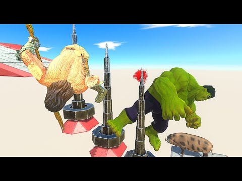 Spikes Trap Who Can Survive? - Animal Revolt Battle Simulator