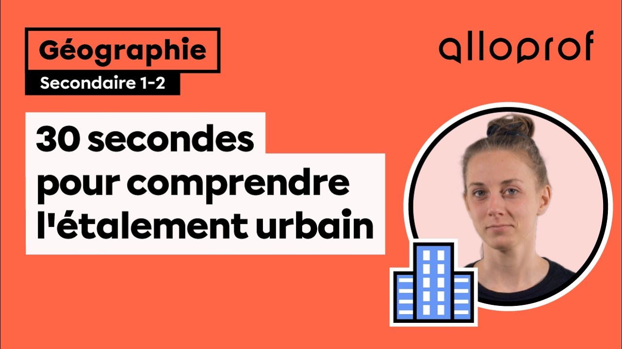 30 secondes pour comprendre l'étalement urbain