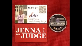 Jenna Fliszar, Candidate for Lehigh County Judge, joined Christopher Yarnell,  CEO of Battle Borne