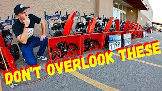 BEFORE YOU BUY A 2 STAGE SNOWBLOWER, WATCH THIS! 3 THINGS TO