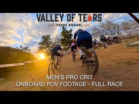 Valley of Tears Men's Pro Crit // POV Onboard Full Race