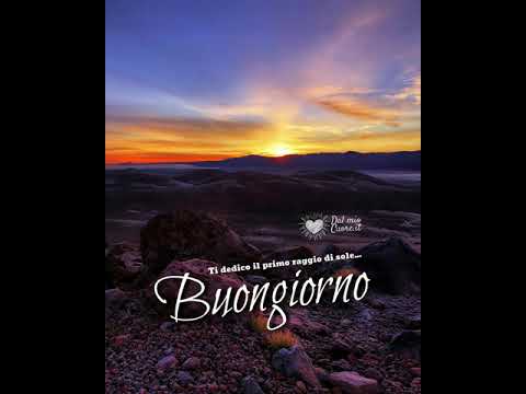 Ti dedico il primo raggio di sole... Buongiorno