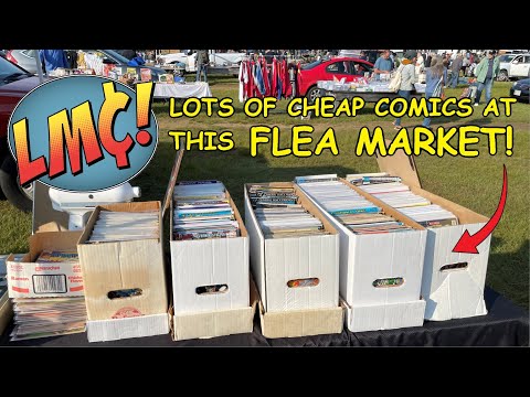 Finding Tons of Cheap Comics at the FLEA MARKET!