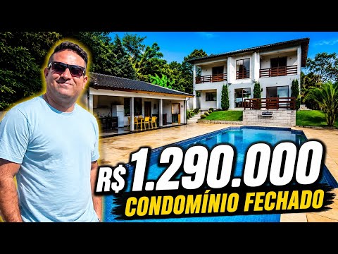 CHÁCARA DE R$ 1.290.000 EM IBIÚNA SP CONDOMÍNIO FECHADO 🔒 