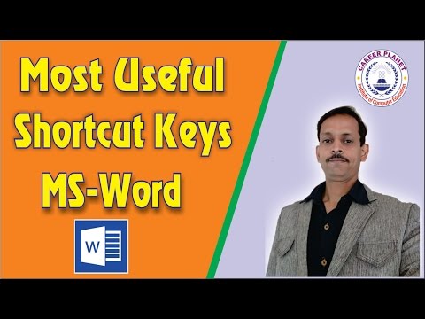 MS Word Shortcut Keys Part 1|Microsoft Word shortcut keys a to z in Hindi