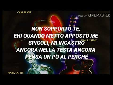 Carl Brave, Mara Sattei, tha Supreme - Spigoli (Testo con Audio e Lyrics Video)