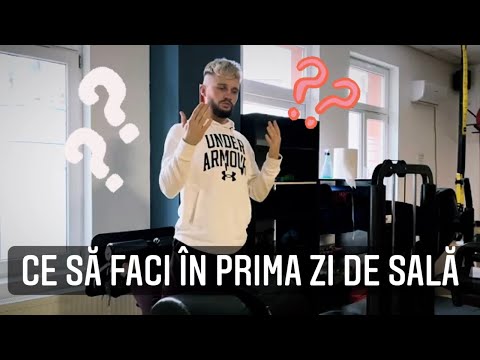 PRIMA ZI LA SALA | ANTRENAMENT ÎNCEPĂTORI