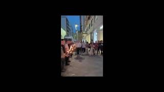 Il saluto romano alla commemorazione di Falvella a Salerno