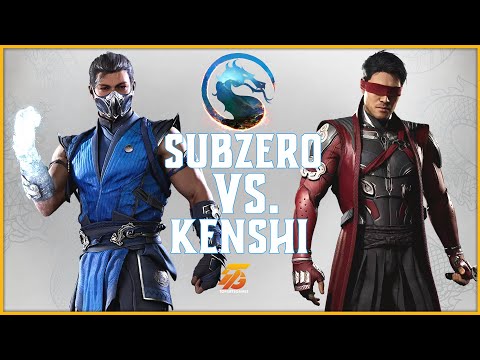 MK1: KENSHI VS SUB ZERO - MORTAL KOMBAT 1 - 4K