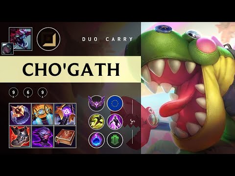 Cho'Gath Carry vs Yasuo - EUW Master Patch 25.24