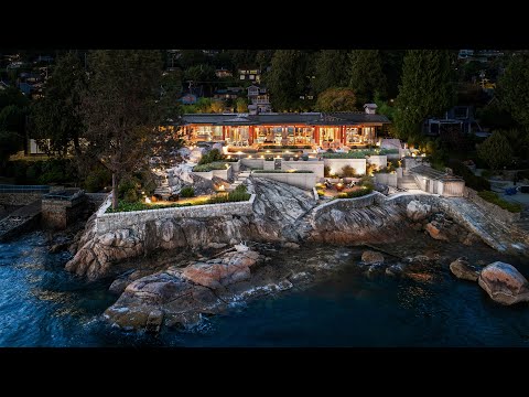 $58.8M Architectural Waterfront Estate | Most Expensive listing in Canada