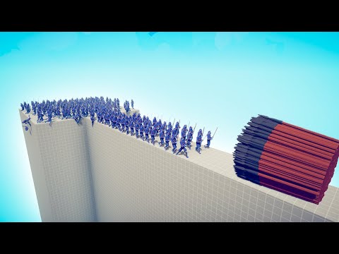 CAN 100x SAMURAI CROSS THE BRIDGE? - TABS | Totally Accurate Battle Simulator 2023